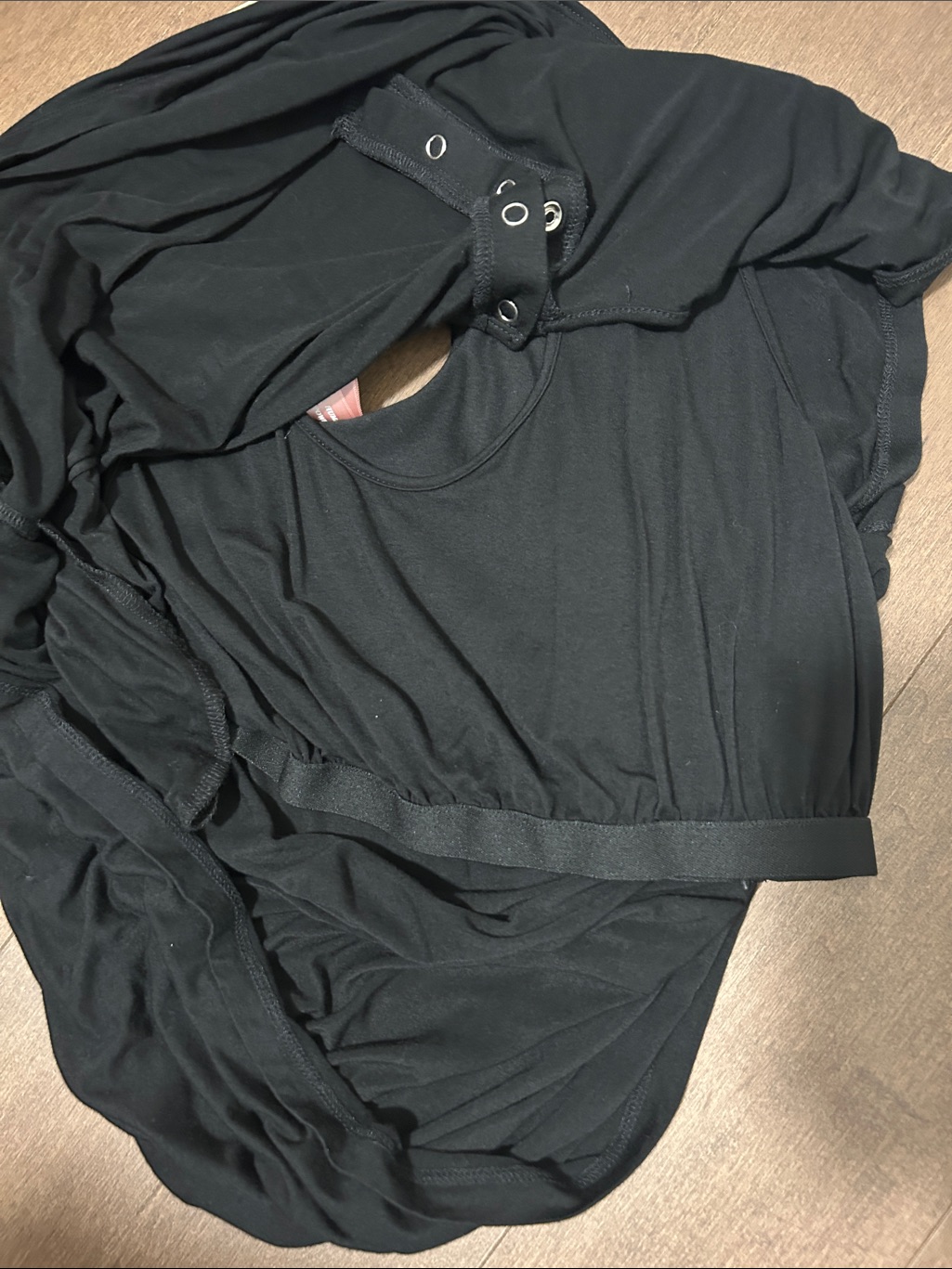 Nom Clementine Maternity & Nursing Gown, Black, Like New, Size Medium — image 5 of 5